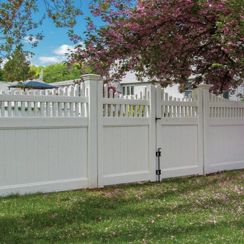 aspen hevan series vinyl fence