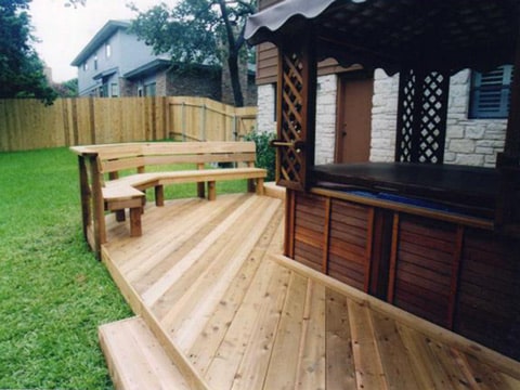 redwood deck