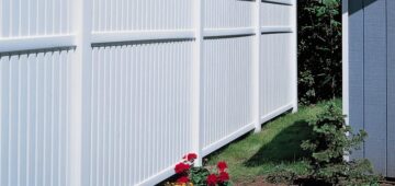 certainteed imperial midrail vinyl fence in white