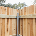 Privacy with Steel Posts