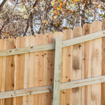 Privacy with Wood Posts