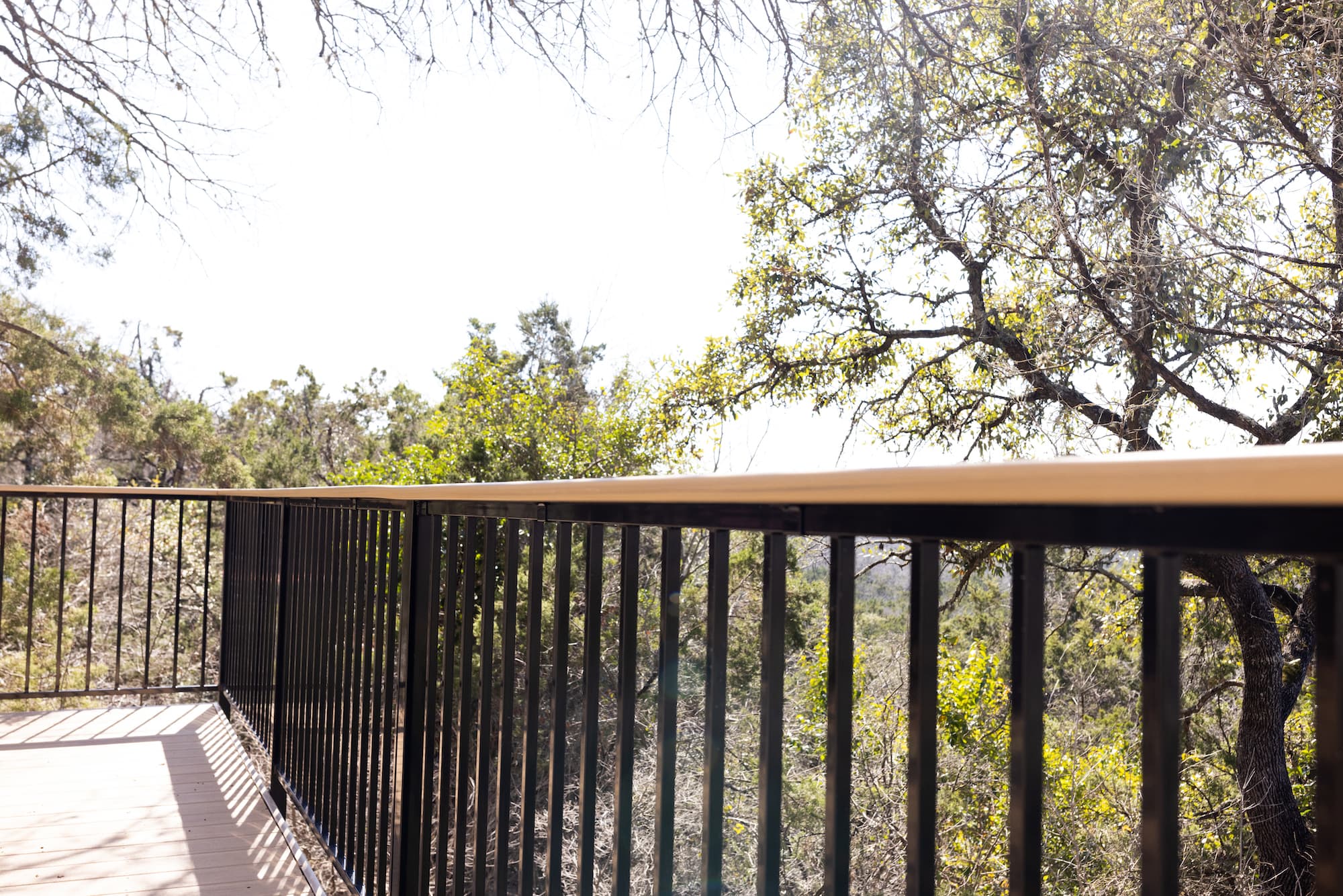 10200 Echoridge Austin Wood Deck Iron Railing